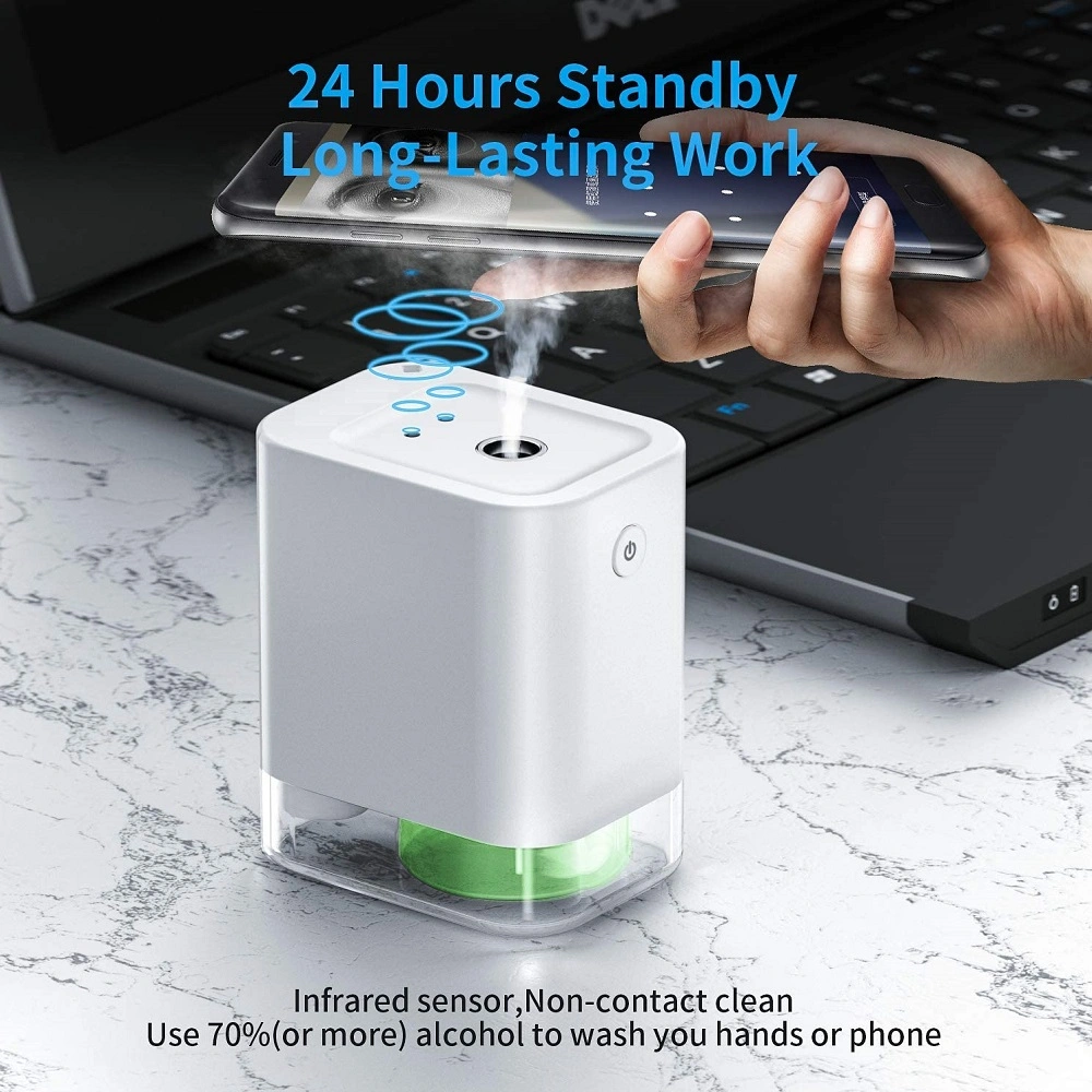 Portable Alcohol Disinfection Sensor Sanitizer Sterilizer Mini Infrared Touchless Intelligent Induction Sprayer