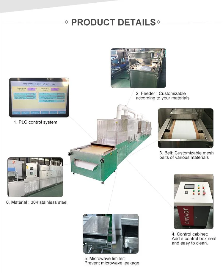 Multifunction Anise Seed Chia Seeds Microwave Sterilization Equipment