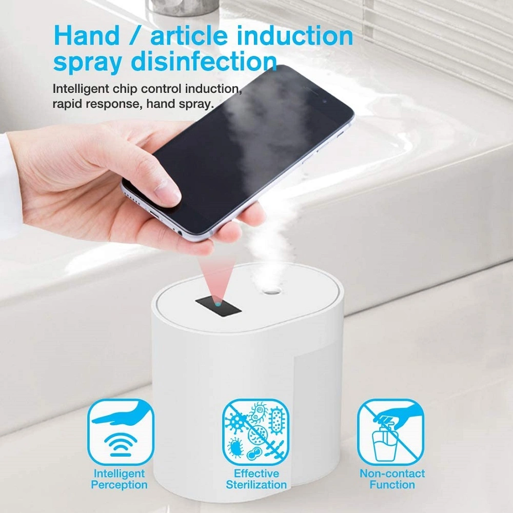 Mini Automatic Alcohol Disinfection Sprayer Infrared Induction Sensor Touchless Leakproof Intelligent Hand Sterilizer