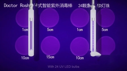 UV-UVC 消毒ワンド、消毒剤 UV 滅菌ワンド